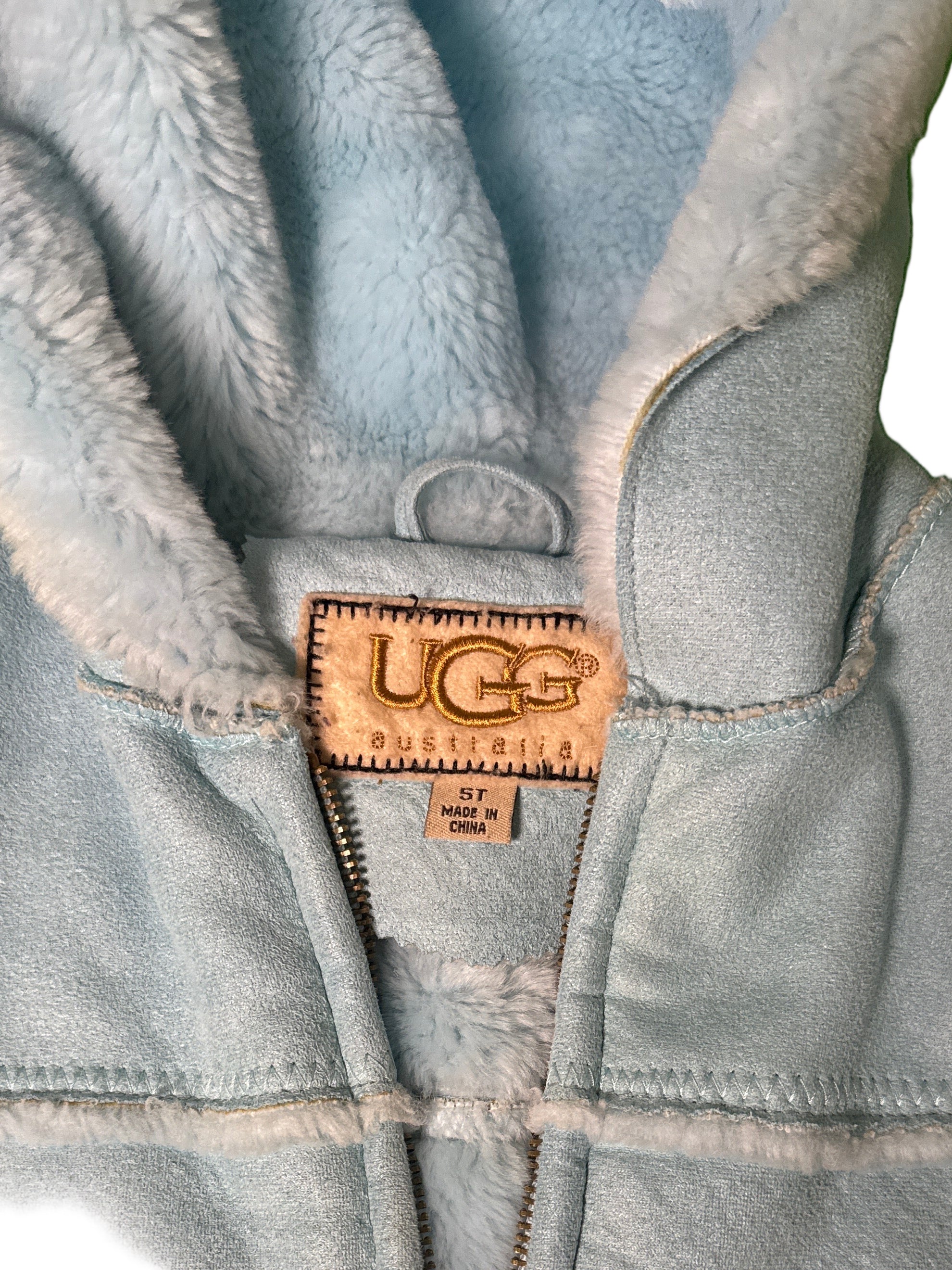 Baby blue Kids Ugg Jacket