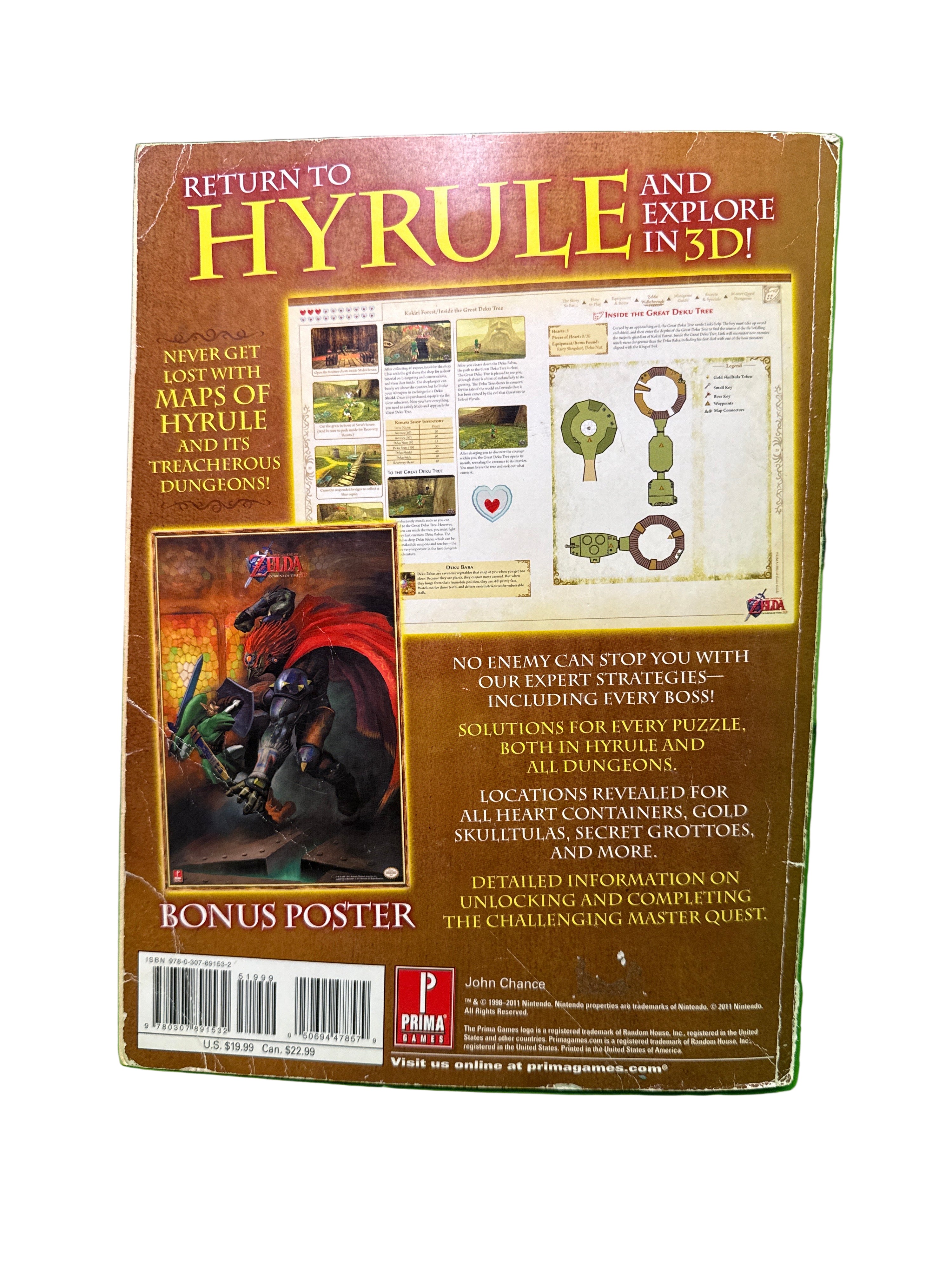 Video game manual for 'Return to Hyrule' on a white background