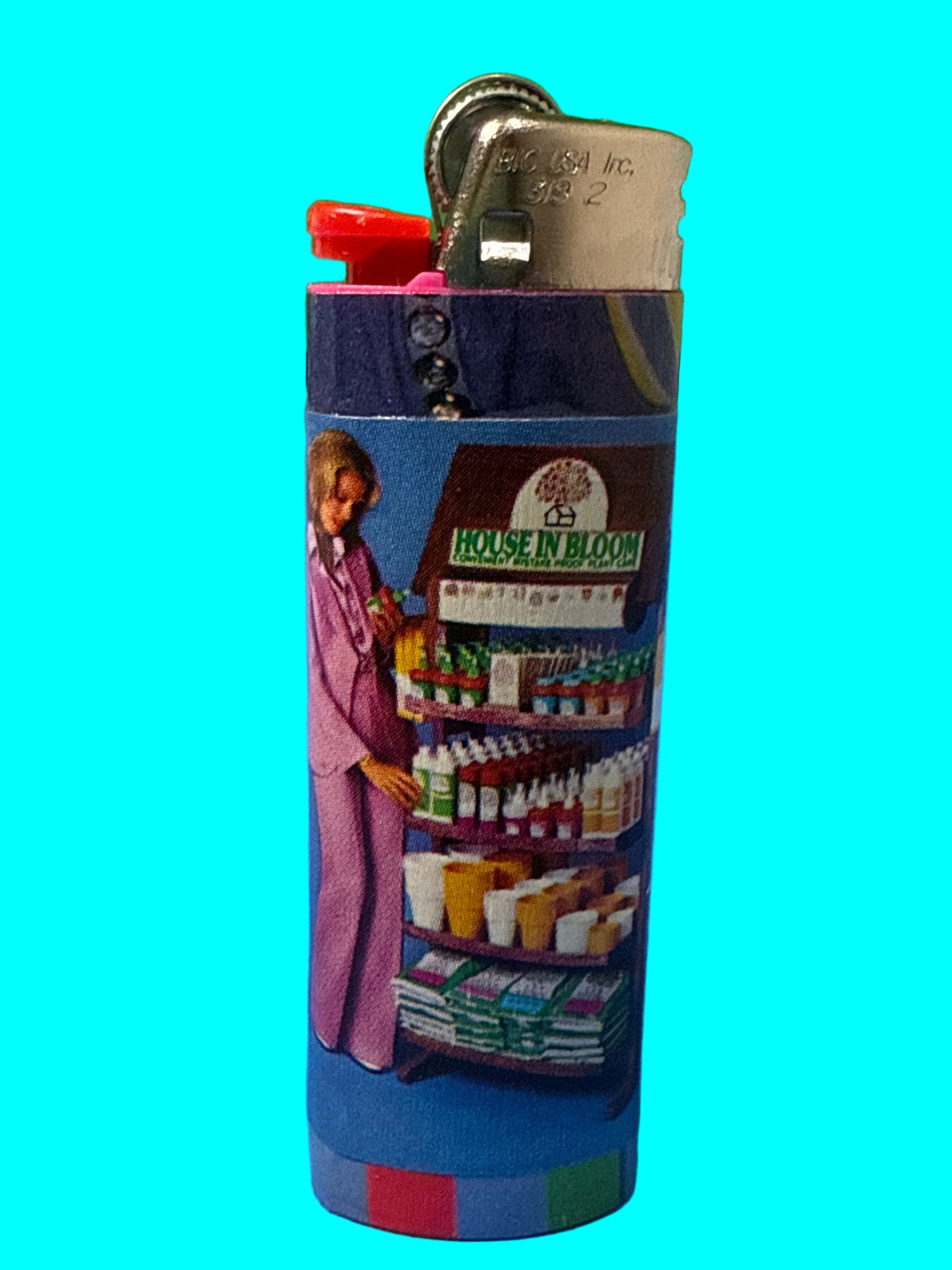 Lighter with colorful cover 