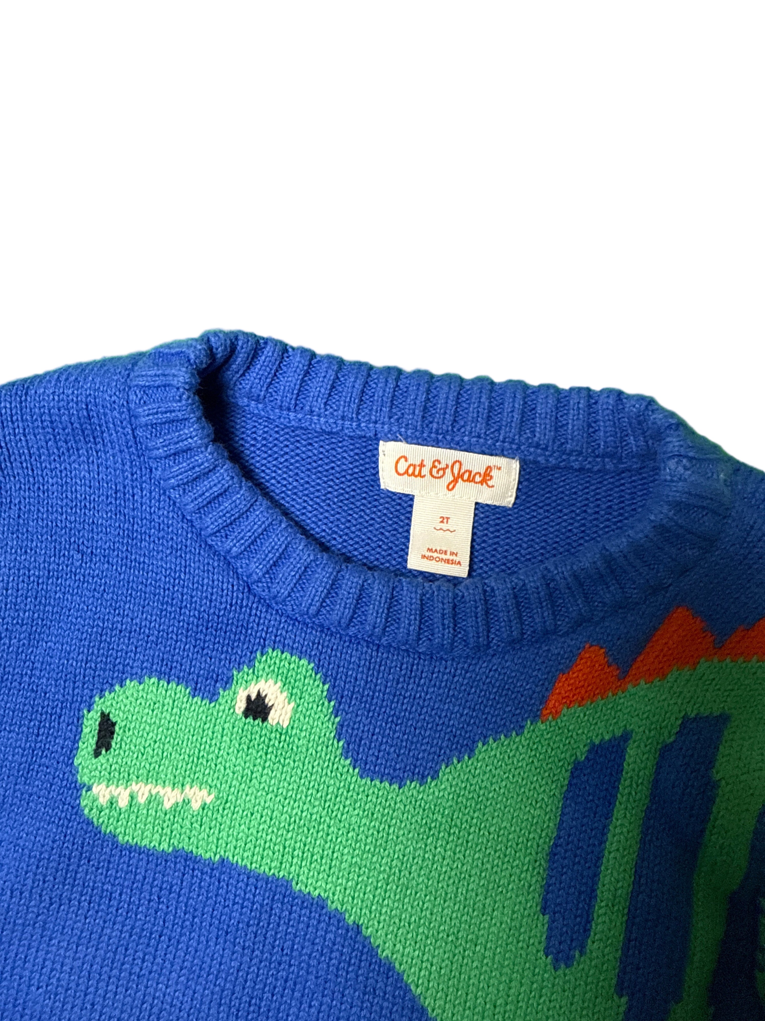 Little Boy Dinosaur knit sweater 