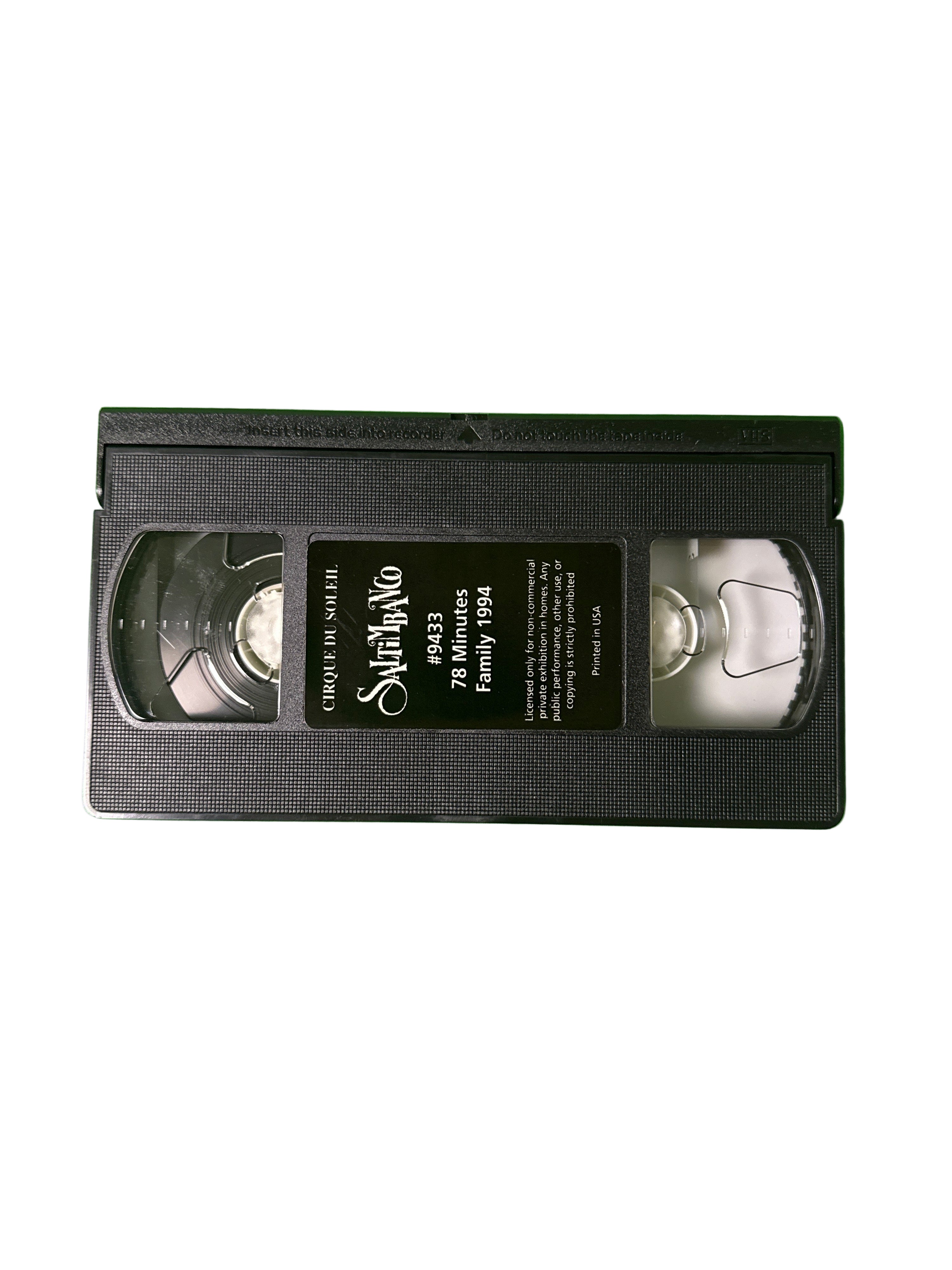 Saltimbanco Cirque Du Soliel Tape 