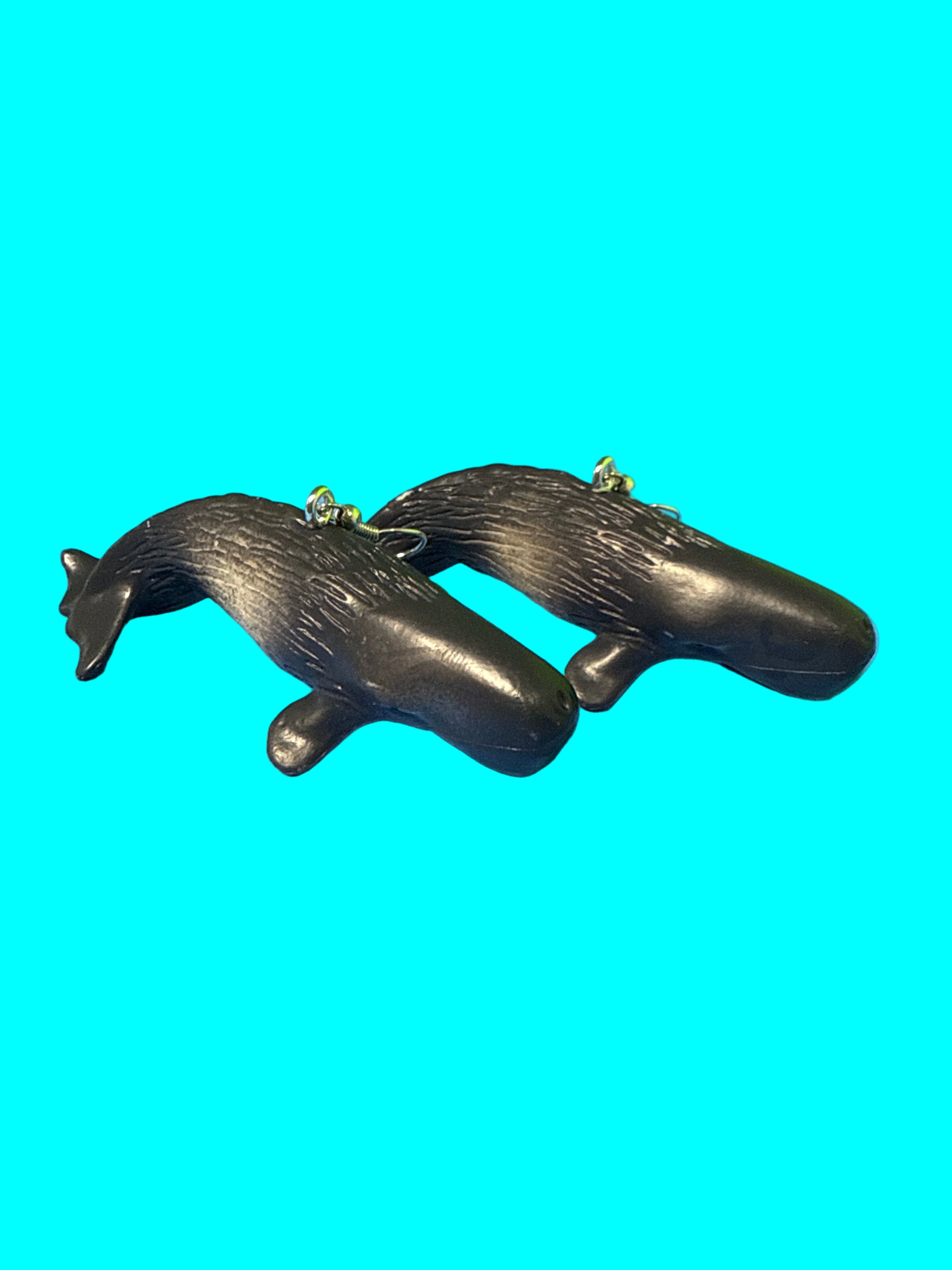 Sperm Whale Earrings  